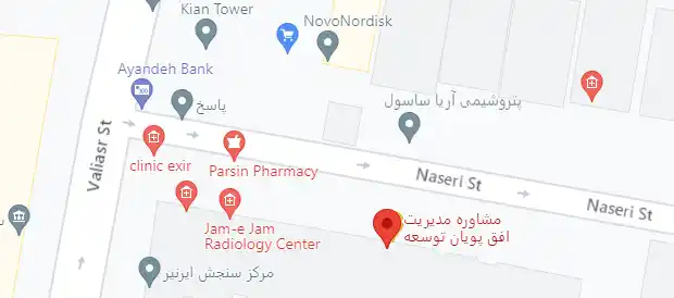 موقعیت مکانی شرکت در نقشه گوگل - businesstk.com